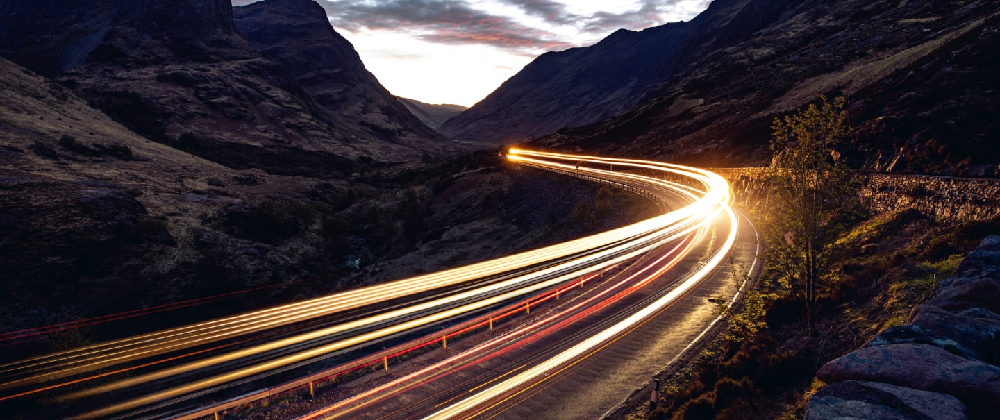 Illuminated road