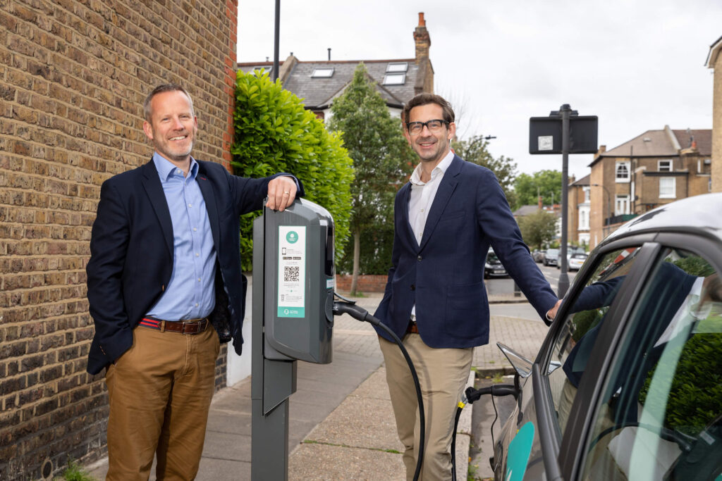 Two mens with the charger
