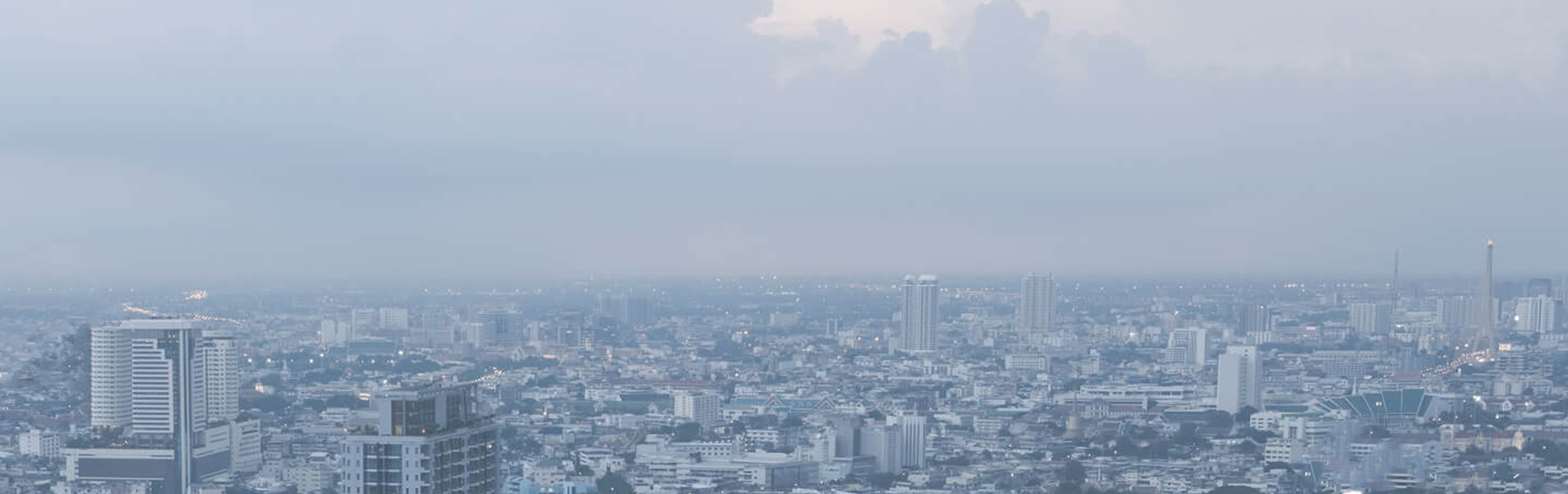The city from a bird's eye view