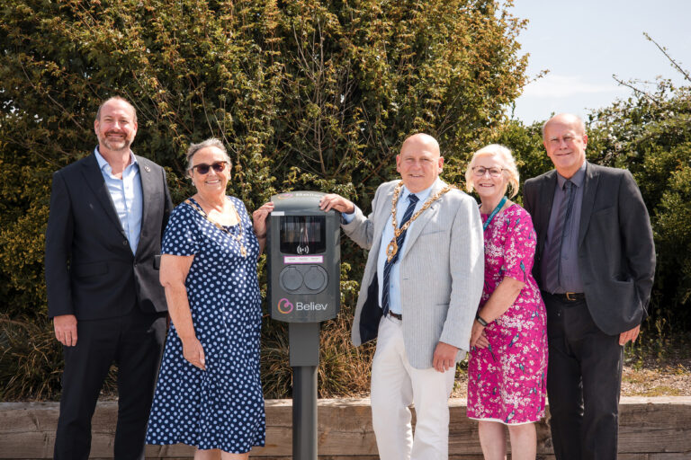 Perran Moon, Suzanne Pepper, Cllr Martin Pepper (Mayor), Cllr Julie Westerby, and Cllr Peter Chegwyn