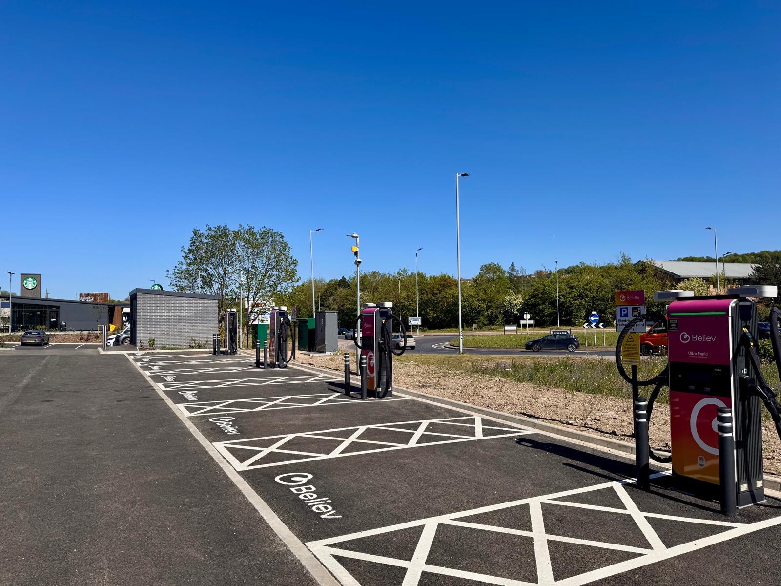 Believ delivers ultra-rapid EV charging site in major South Yorkshire development with Primesite Group
